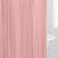 The Red Striped Shower Curtain