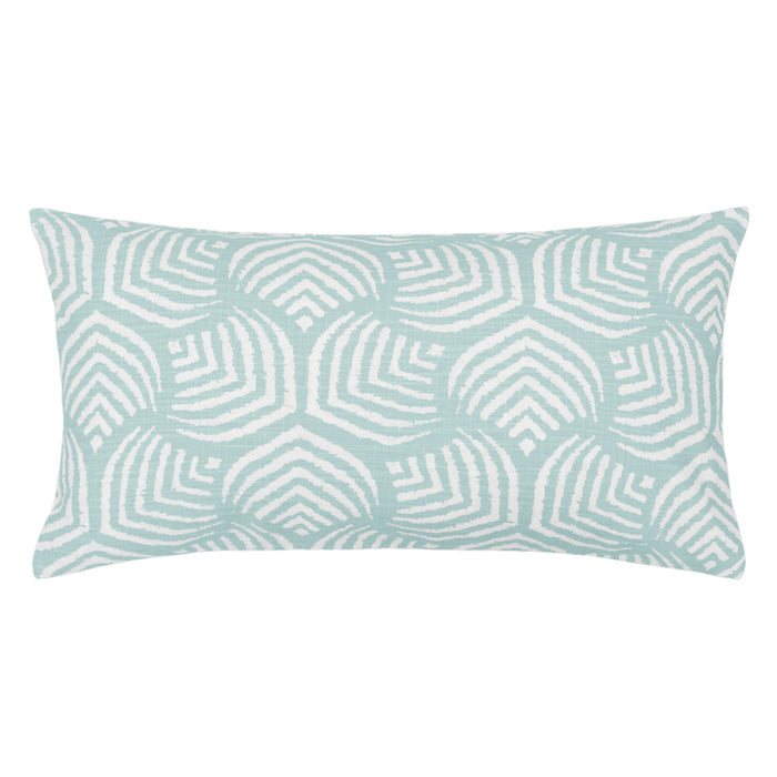 The Seafoam Green Modern Shells Throw Pillow