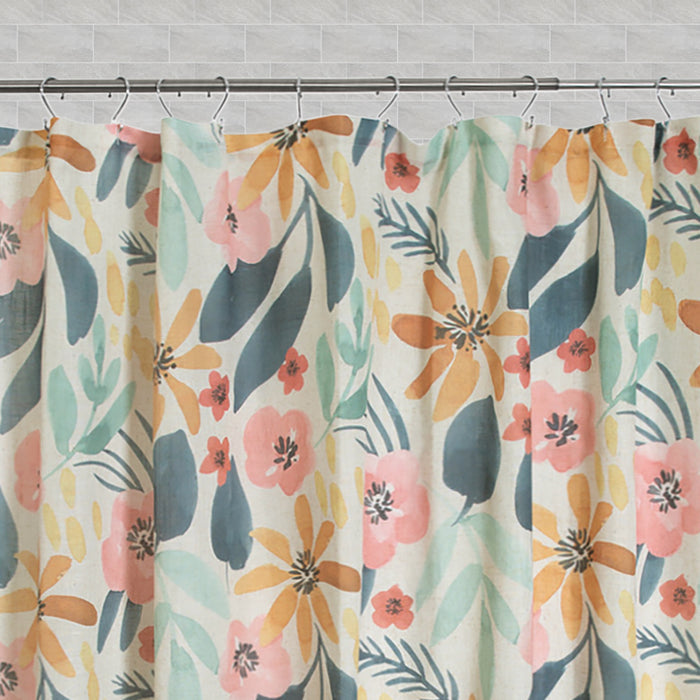 The Tropical Garden Shower Curtain