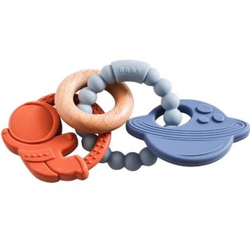 Three Hearts & Co. Elias Rattle Teether