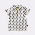 Tiny Tractor Boy Collar Shirt