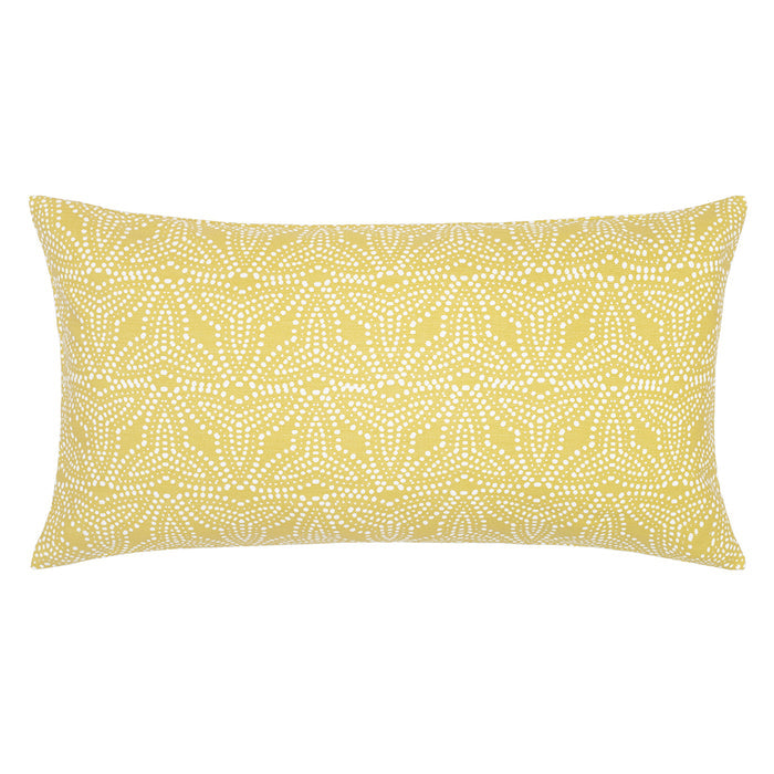 Trillium Yellow Throw Pillow