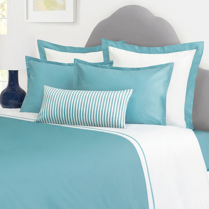 Turquoise Hayes Flange Euro Sham