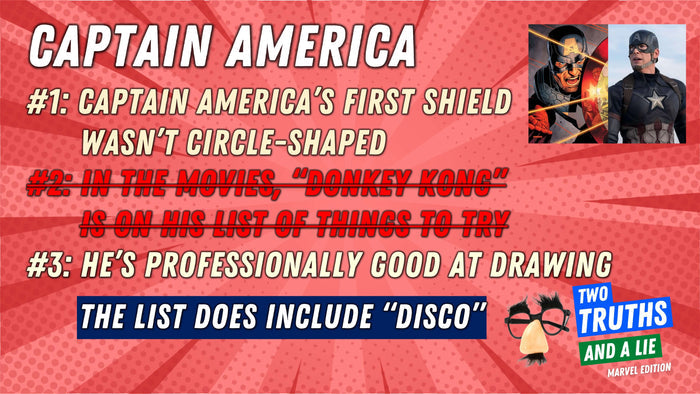 Two Truths And A Lie: Marvel Edition
