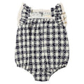Vignette Charlotte Bubble | Navy Check Eyelet