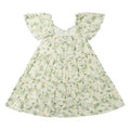 Vignette Sierra Dress | Green Print Eyelet