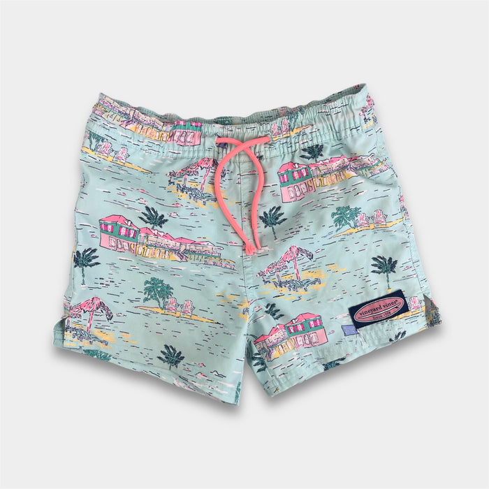 Vineyard Vines Boys Chappy Swim Trunk Crystal Blue 4T