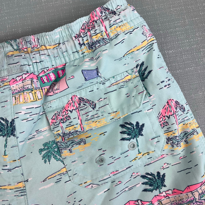 Vineyard Vines Boys Chappy Swim Trunk Crystal Blue 4T