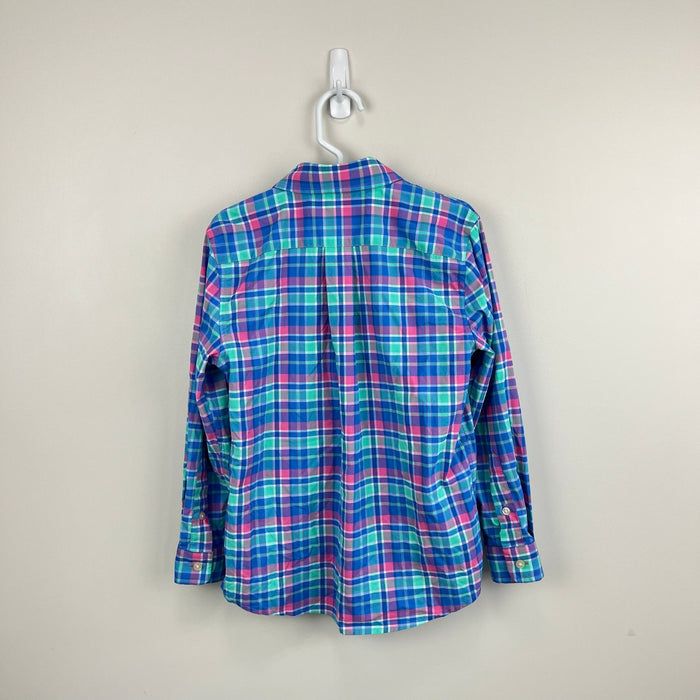 Vineyard Vines Boys' Performance Plaid Featherweight Shirt 6
