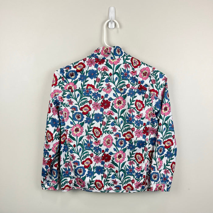 Vineyard Vines Girls Performance Printed Shep Shirt Tisbury Floral M 10-12