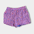 Vineyard Vines Girls Purple Floral Shorts M 10-12