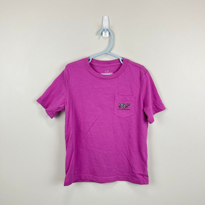 Vineyard Vines Girls Short Sleeve Whale Pocket T-Shirt 6
