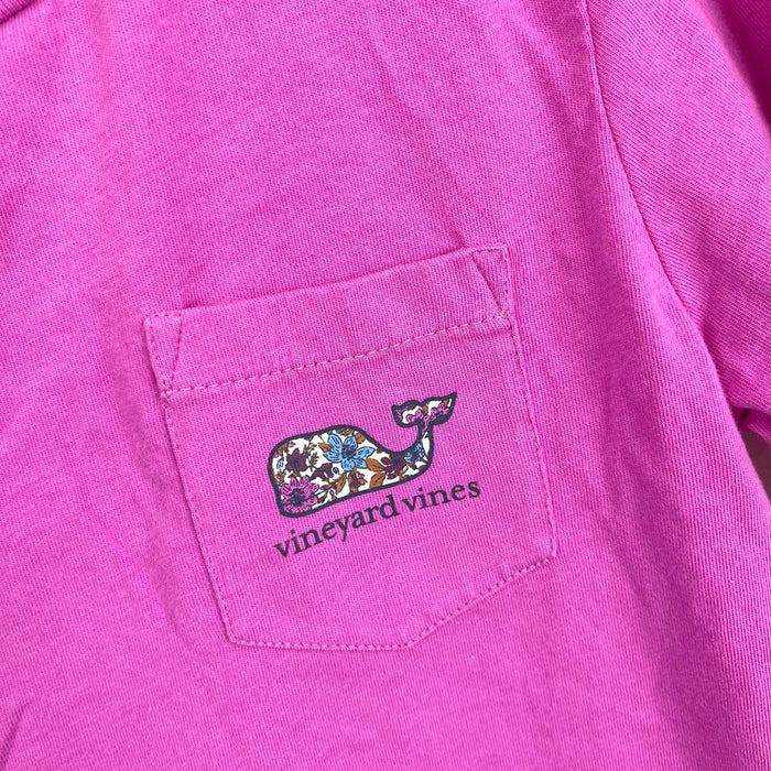 Vineyard Vines Girls Short Sleeve Whale Pocket T-Shirt 6