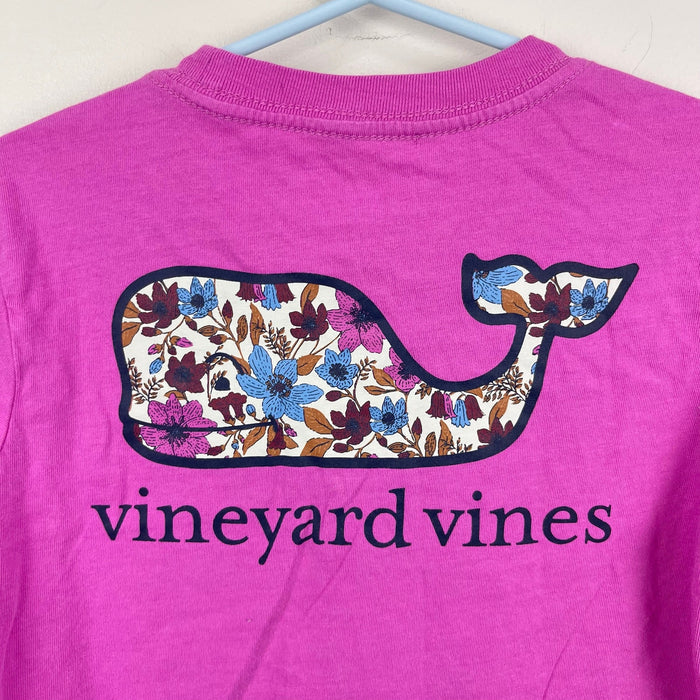 Vineyard Vines Girls Short Sleeve Whale Pocket T-Shirt 6