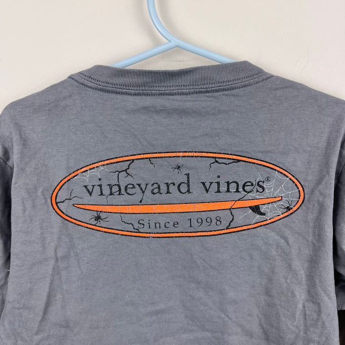 Vineyard Vines Long Sleeve Halloween Glow-In-The-Dark Tombstone Pocket T-Shirt 7