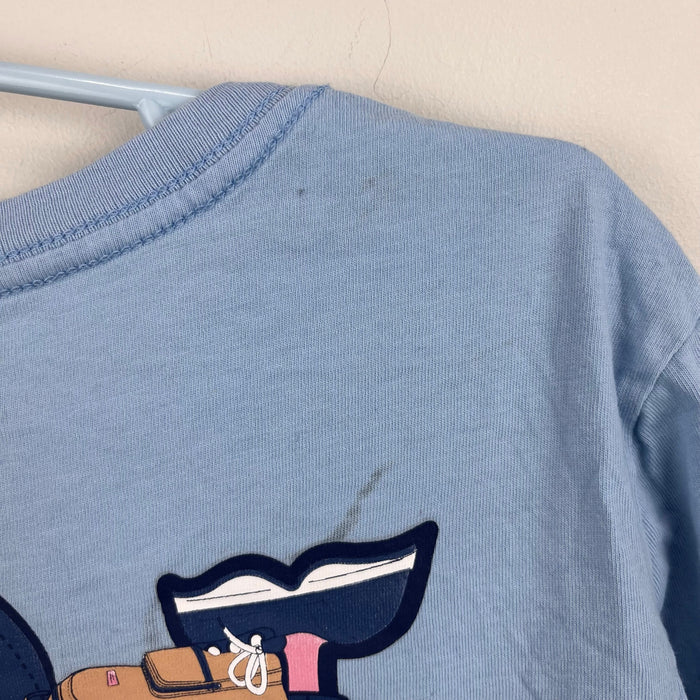 Vineyard Vines Long Sleeve Whale Pocket T-Shirt Blue School 7