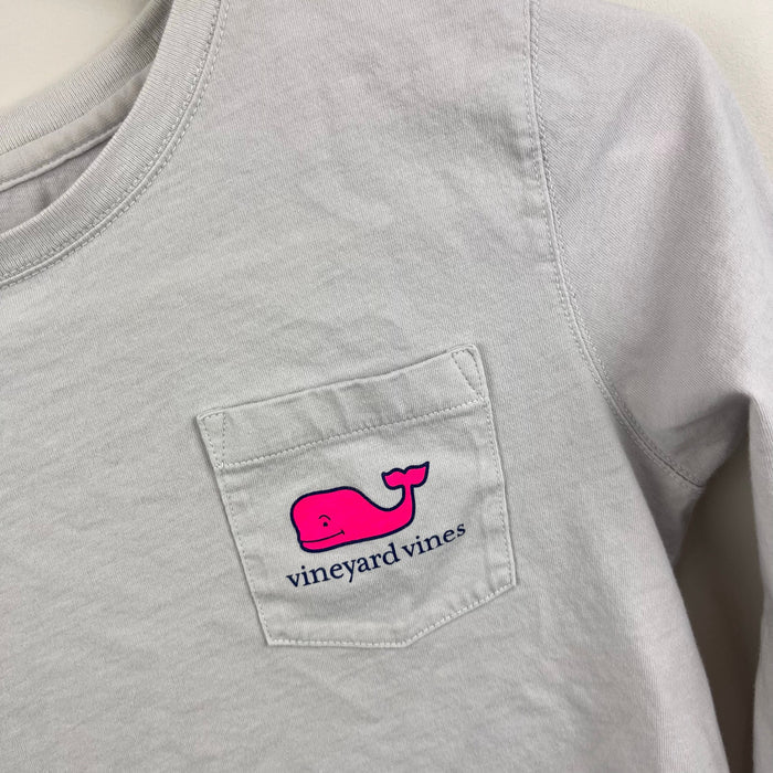 Vineyard Vines Long Sleeve Whale Pocket T-Shirt M 10-12