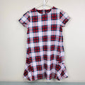 Vineyard Vines Nantucket Tartan Knit Dress Marshmallow Plaid M 12-14