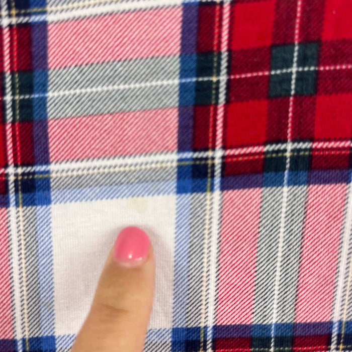 Vineyard Vines Nantucket Tartan Knit Dress Marshmallow Plaid M 12-14