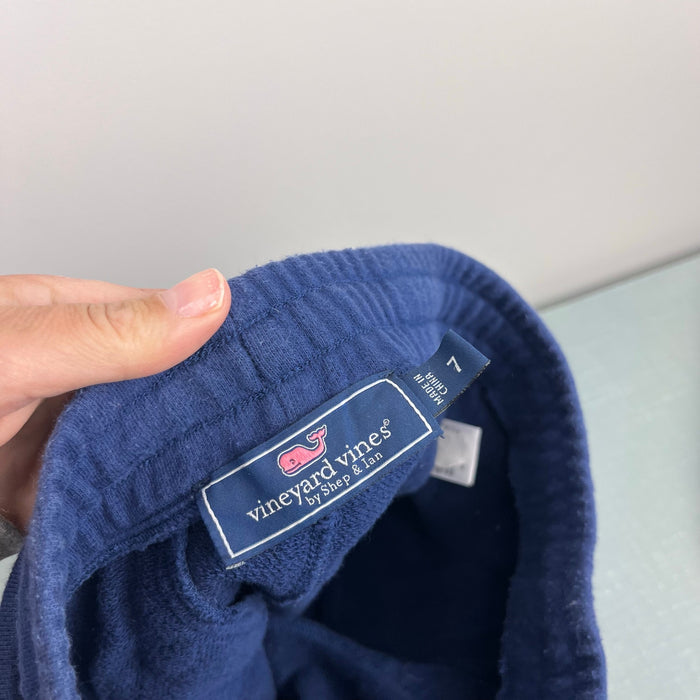 Vineyard Vines Pull On Sweatshorts Navy Blue 7