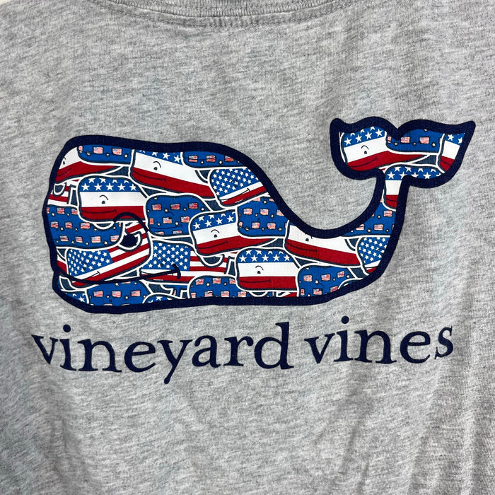 Vineyard Vines Short Sleeve American Flag Whale Pocket T-Shirt 6