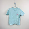 Vineyard Vines Short Sleeve Sticker Whale Pocket T-Shirt Aqua 6