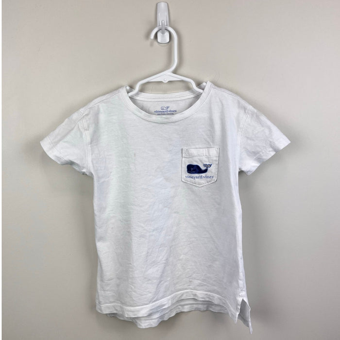 Vineyard Vines Short Sleeve Whale Pocket T-Shirt XS 5-6