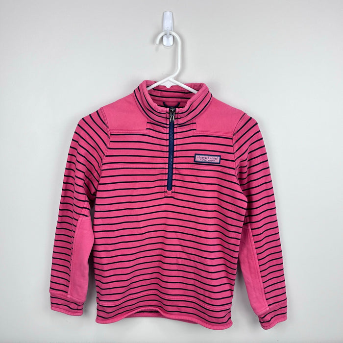 Vineyard Vines Striped Nantucket Red Shep Shirt S 8-10
