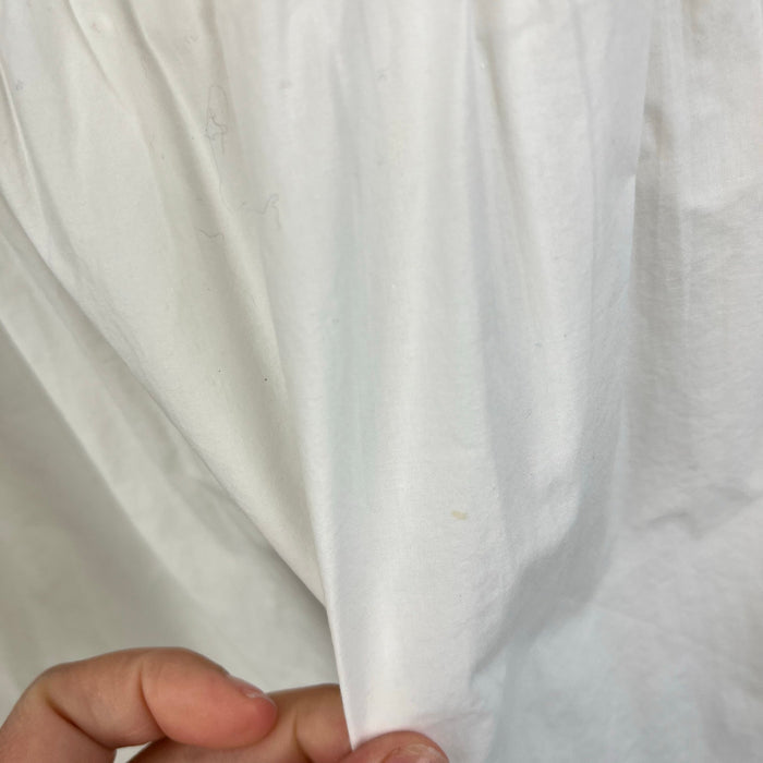 Vineyard Vines White Ruffle Blouse Medium
