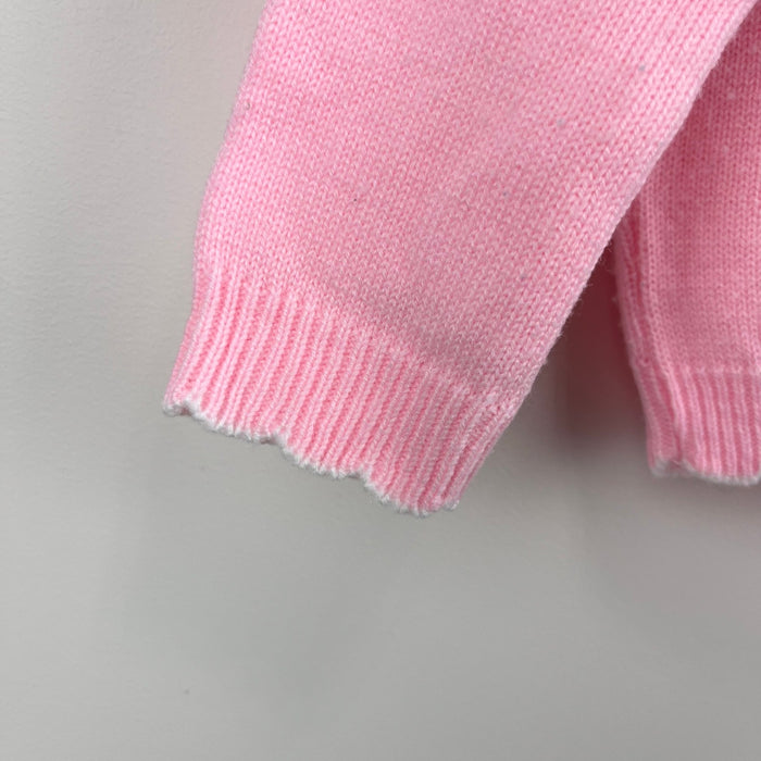 Vintage A Little Angel Original Pink Duck Sweater Baby Girl