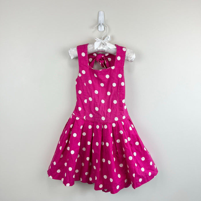 Vintage Amy Too! Pink Polka Dot Party Dress 4T