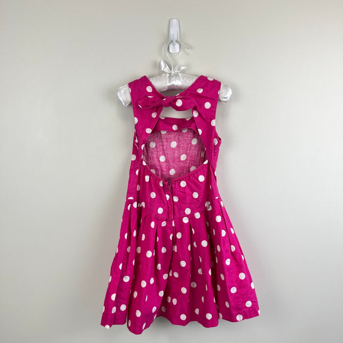 Vintage Amy Too! Pink Polka Dot Party Dress 4T