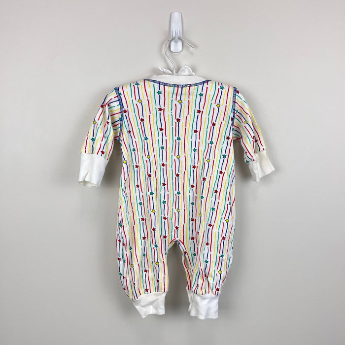 Vintage Bright Future Rainbow Star Stripe Coverall 3-6 Months