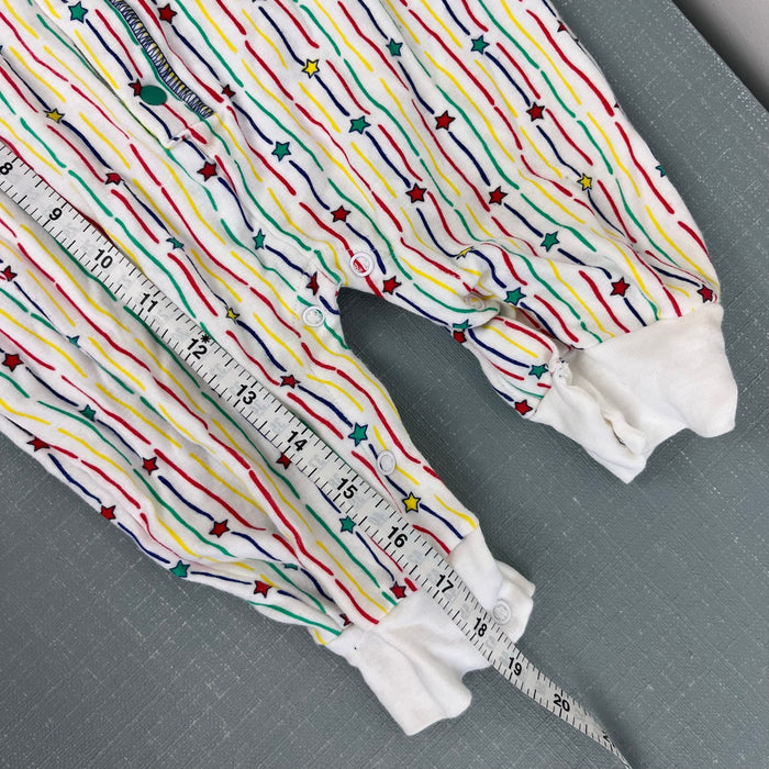 Vintage Bright Future Rainbow Star Stripe Coverall 3-6 Months