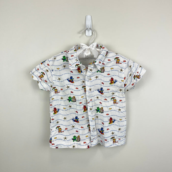 Vintage Carter's Hippo Beach Shirt Toddler
