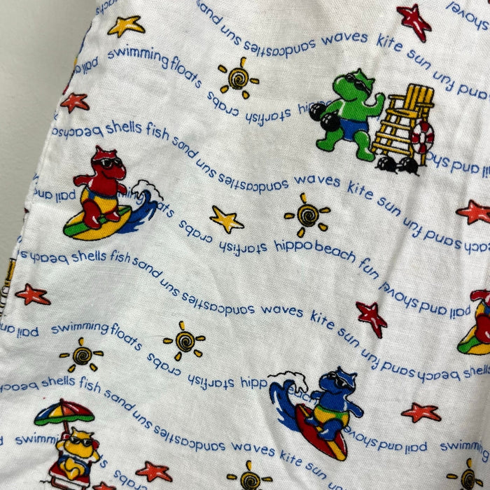 Vintage Carter's Hippo Beach Shirt Toddler