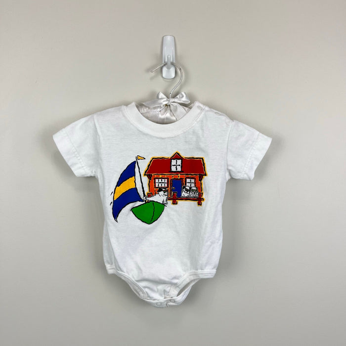 Vintage Carter's Sailor Dog Bodysuit 9-12 Months