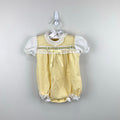 Vintage Carter's Yellow Floral Lace Ruffle Romper 18 Months USA