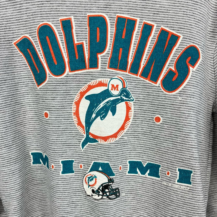 Vintage CSA Cutler Sports Miami Dolphins 1993 NFL Sweatshirt Medium 5/6 USA