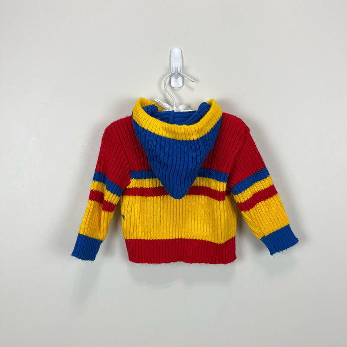 Vintage Doe Spun Colorful Striped Sweater