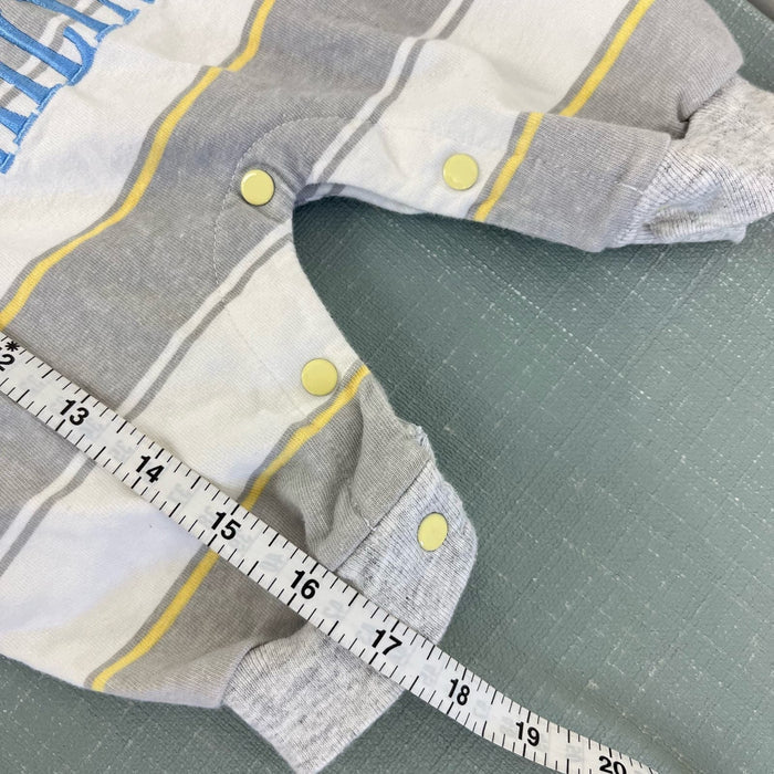 Vintage Doe Spun Striped Sailing Shortall Romper 3-6 Months