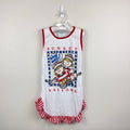 Vintage Dr. Denton Sunset Sailors Nautical Ruffle Nightgown 3T NWT