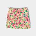 Vintage Guess Pink Yellow Floral Denim Skirt 6 USA