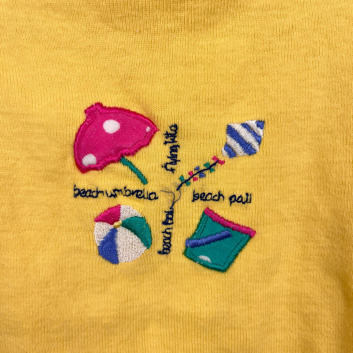 Vintage Gymboree Color Block Beach Bodysuit Romper Newborn 3-6 Months