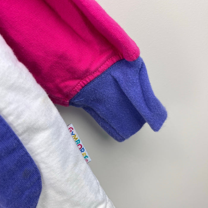 Vintage Gymboree Color Block Tulip Hoodie Sweatshirt 4-5