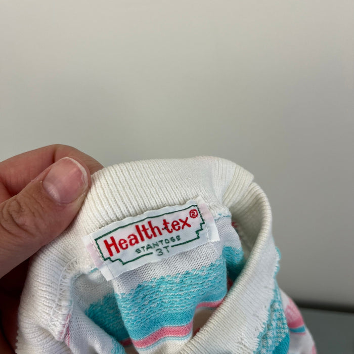 Vintage Health-tex Striped Turtleneck 3T