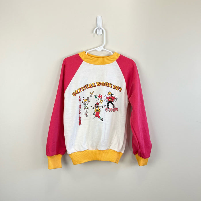 Vintage Healthex Official Workout Sweatshirt USA NWOT