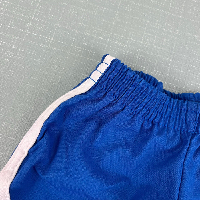 Vintage Healthtex Blue Track Shorts 18 Months USA