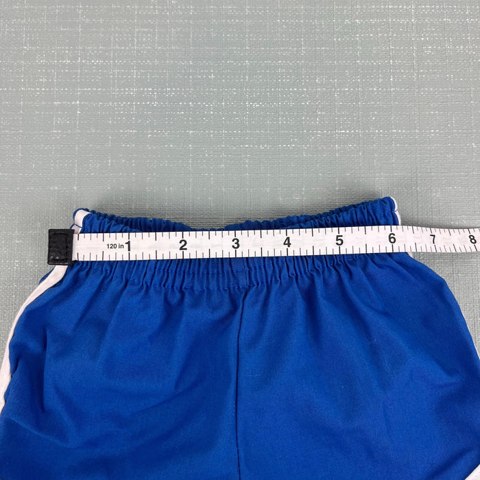 Vintage Healthtex Blue Track Shorts 18 Months USA
