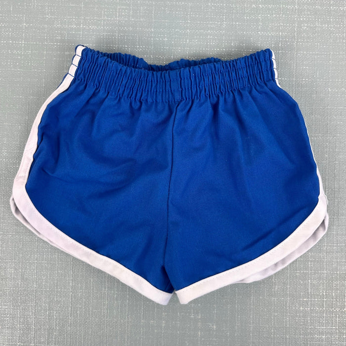 Vintage Healthtex Blue Track Shorts 18 Months USA